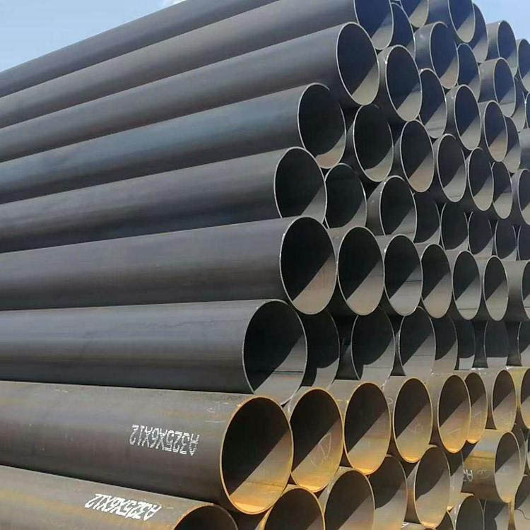 Straight seam welded pipe